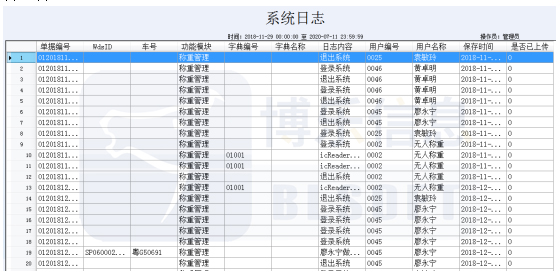 稱重管理軟件中的系統(tǒng)日志不允許刪除嗎？
